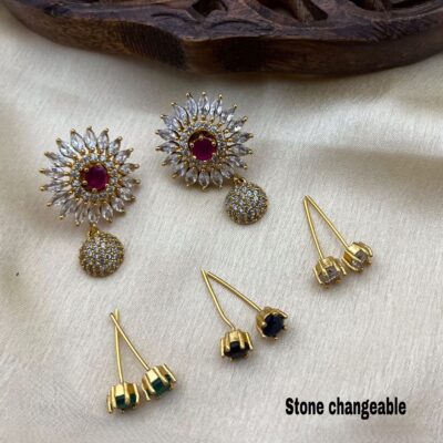 Stone Gangable Earrings