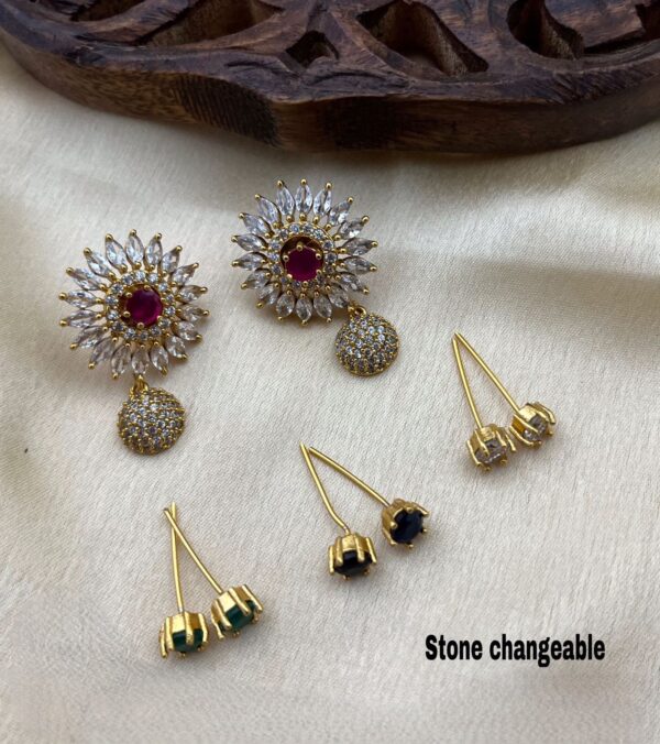 Stone Gangable Earrings