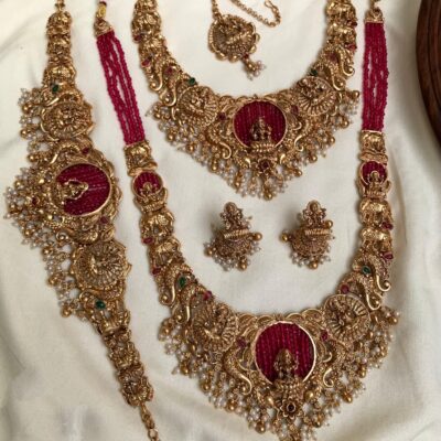 Beautiful Red Bridal Combo