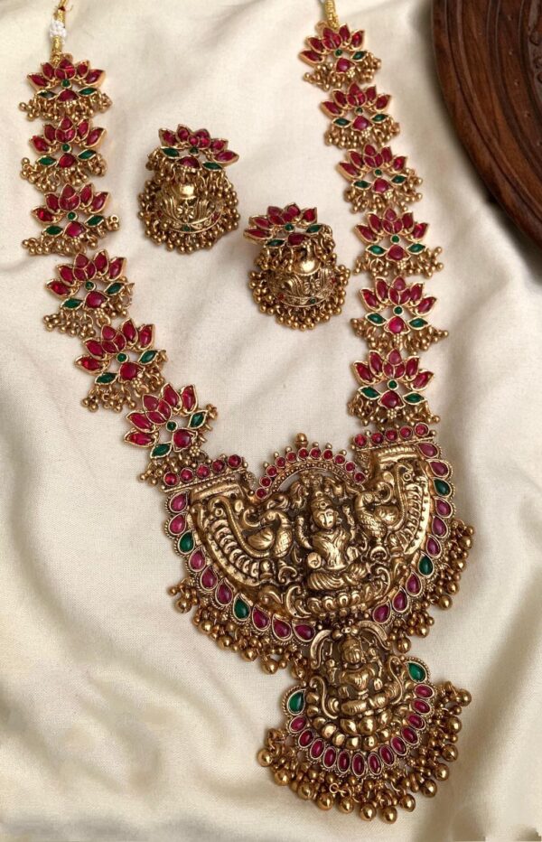 Double Lakshmi Locket Thamara Haaram