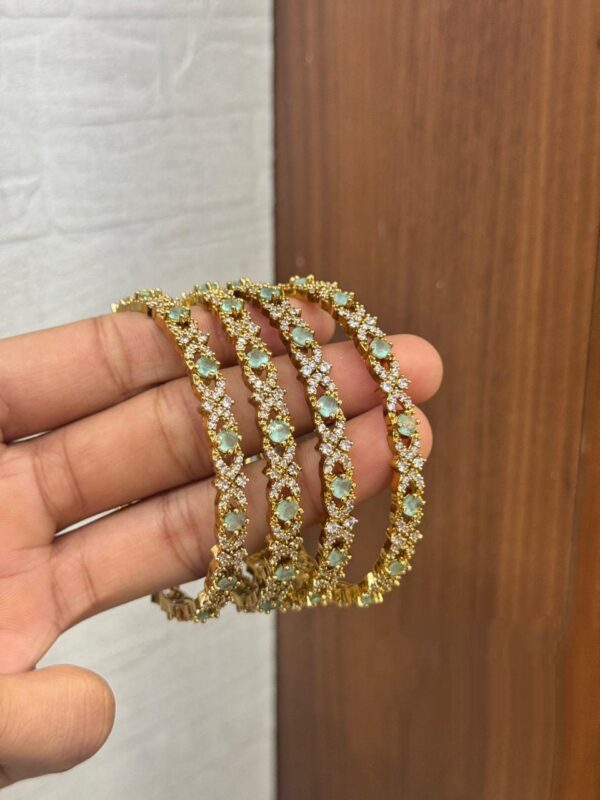 AD Blue Stone Bangles
