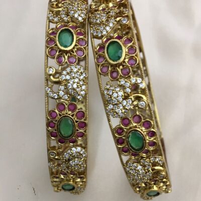 AD Peacock Bangles