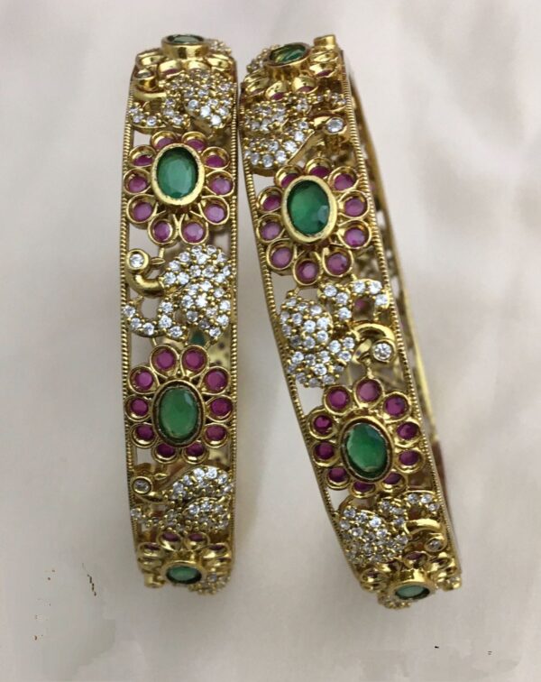 AD Peacock Bangles