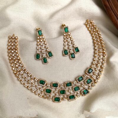 Malathi AD Green Necklace