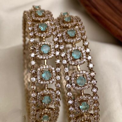 Vajra Blue Stone Bangles