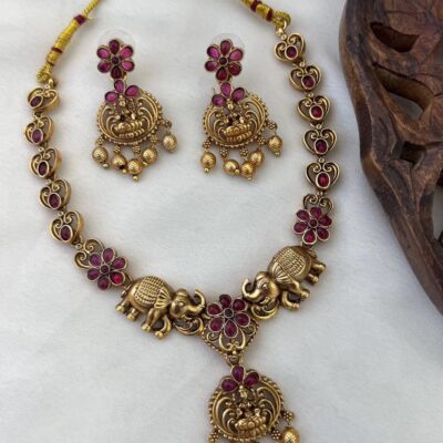 Elephant Multi Necklace