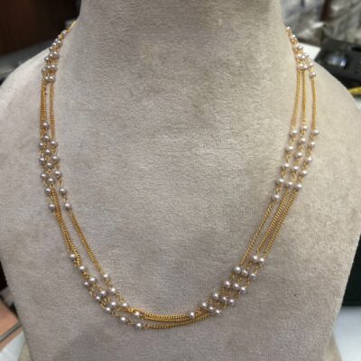 Golden and Pearl White Haaram