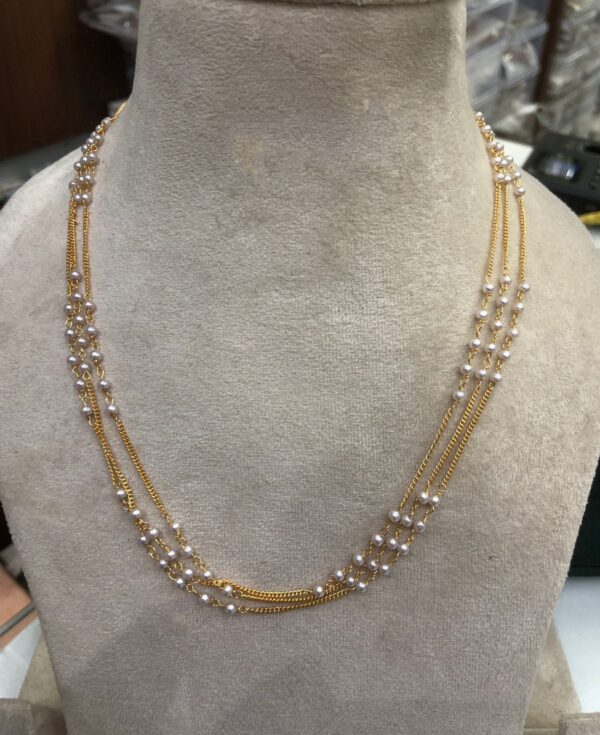 Golden and Pearl White Haaram