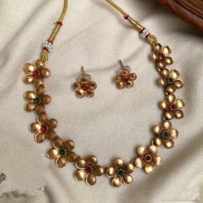 Flower Necklace Multi