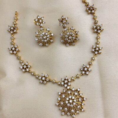 Flower AD Necklace