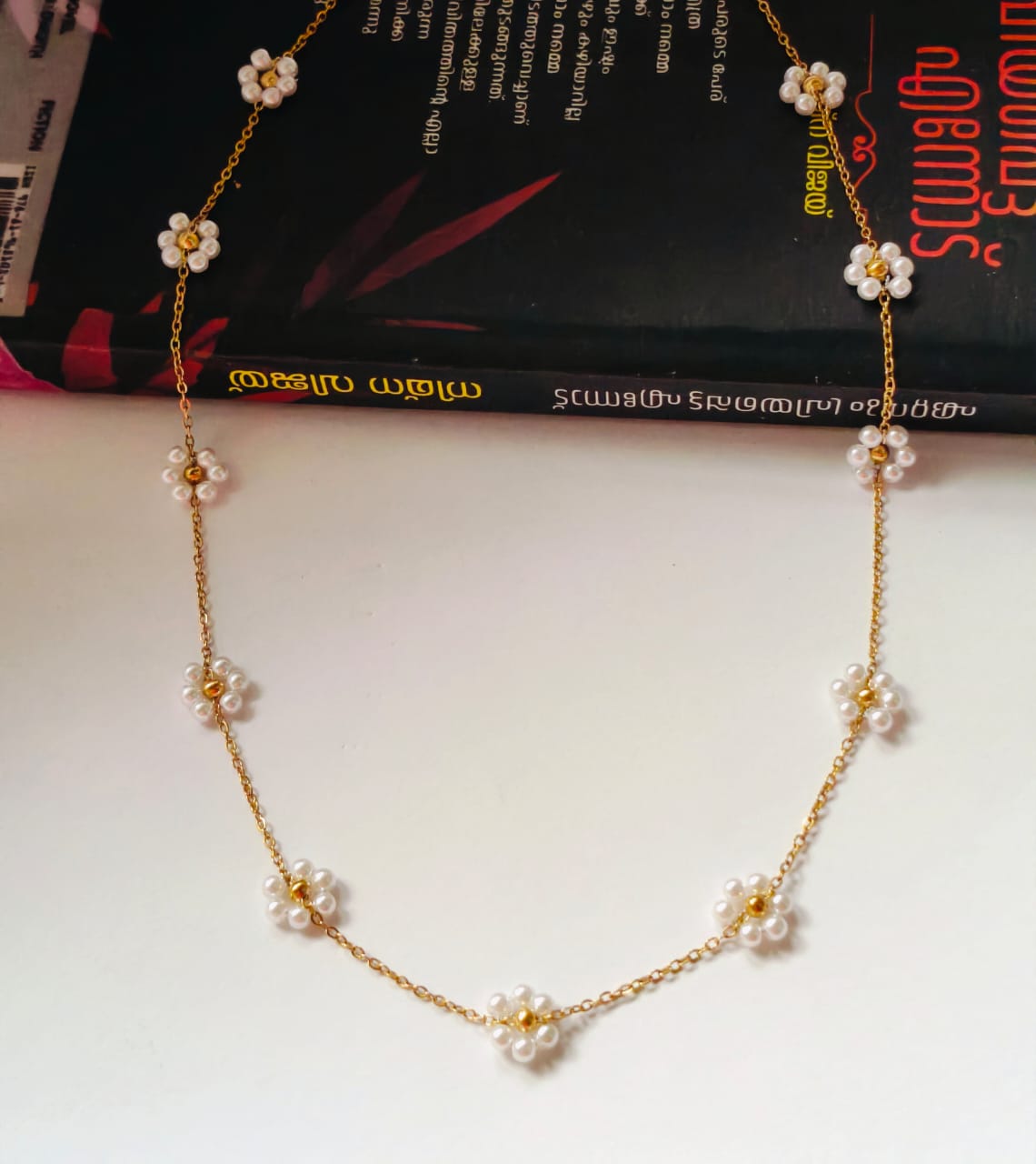 Pearl Flower Chain