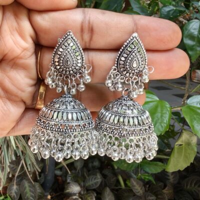 Silver Jhumki