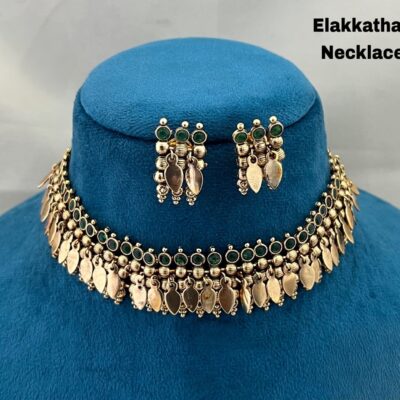 Elakkathali Green Necklace